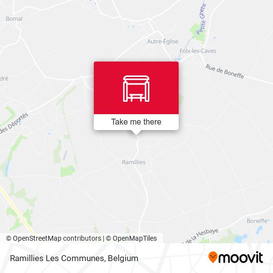 Ramillies Les Communes map