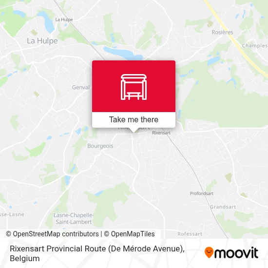Rixensart Provincial Route (De Mérode Avenue) map