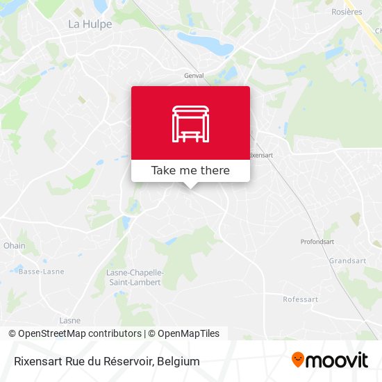 Rixensart Rue du  Réservoir map