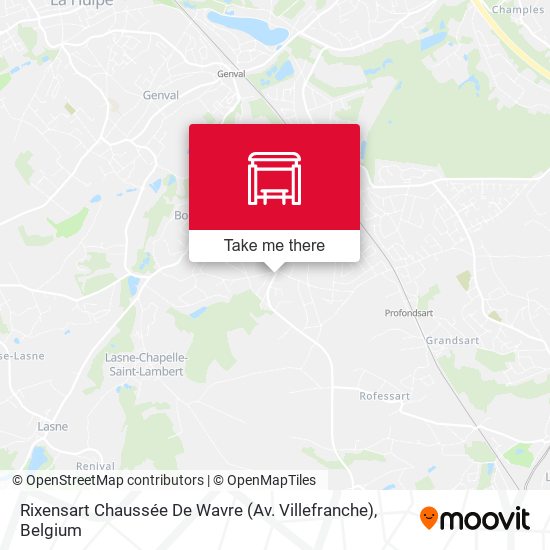 Rixensart Chaussée De Wavre (Av. Villefranche) map