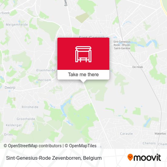 Sint-Genesius-Rode Zevenborren plan