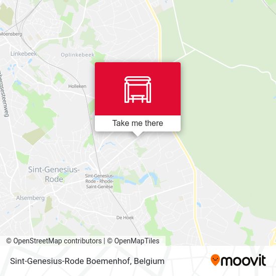 Sint-Genesius-Rode Boemenhof map
