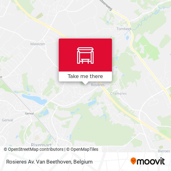 Rosieres Av. Van Beethoven map