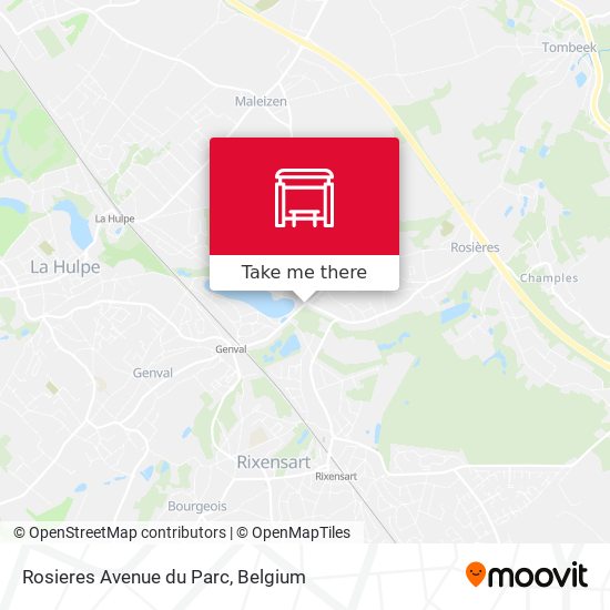 Rosieres Avenue du Parc map
