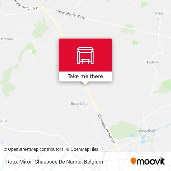 Roux-Miroir Chaussée De Namur map