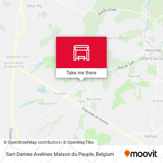 Sart-Dames-Avelines Maison du Peuple map