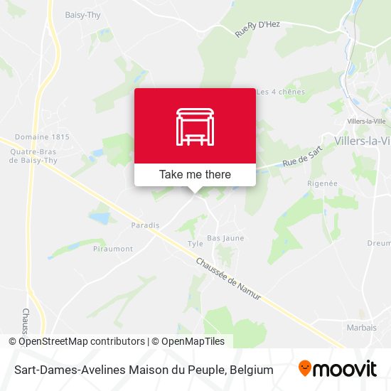 Sart-Dames-Avelines Maison du Peuple map