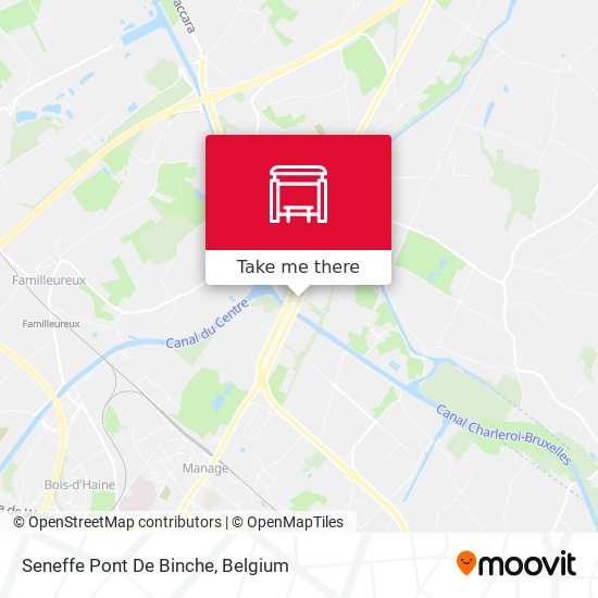 Seneffe Pont De Binche plan