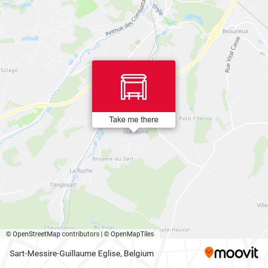 Sart-Messire-Guillaume Eglise map