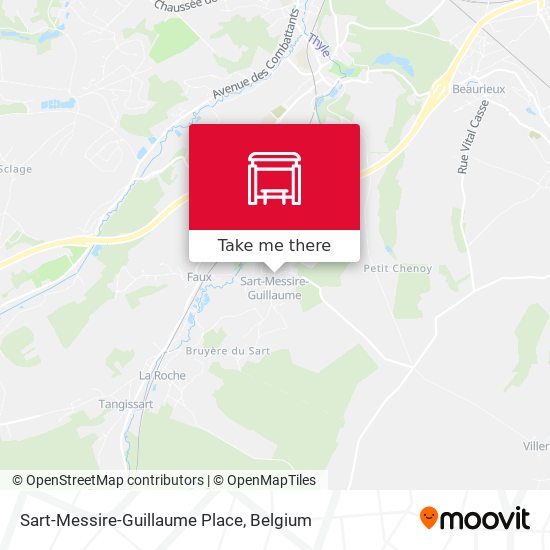 Sart-Messire-Guillaume Place map