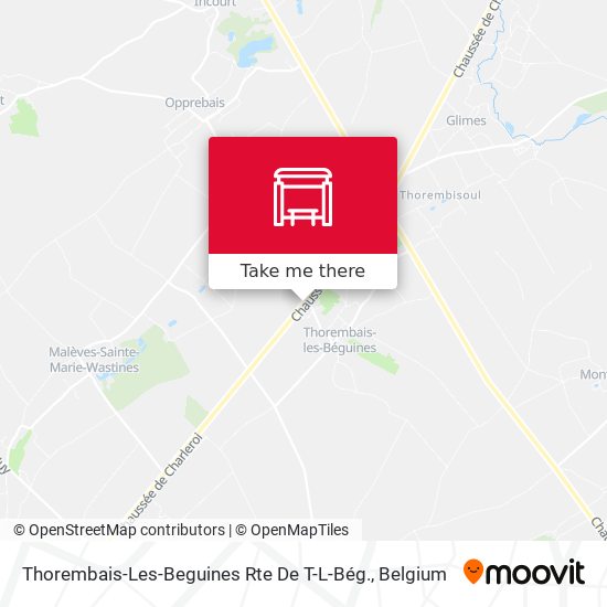 Thorembais-Les-Beguines Rte De T-L-Bég. map