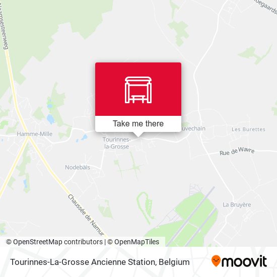 Tourinnes-La-Grosse Ancienne Station map