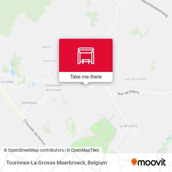 Tourinnes-La-Grosse Meerbroeck map