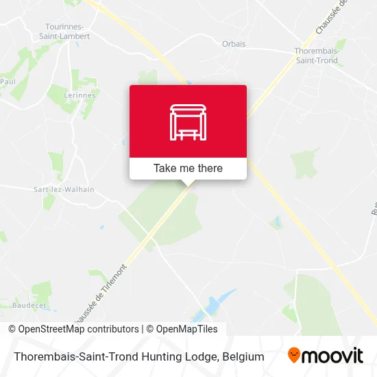 Thorembais-Saint-Trond Hunting Lodge map