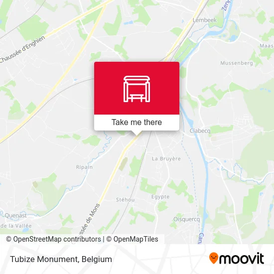 Tubize Monument map