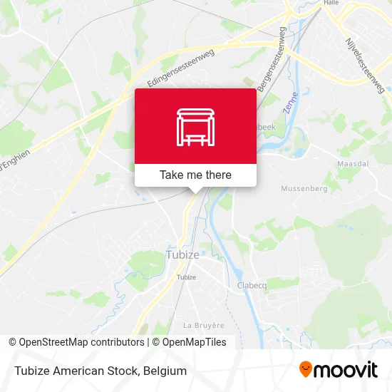 Tubize American Stock map