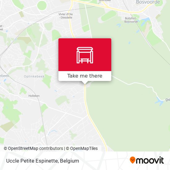 Uccle Petite Espinette plan