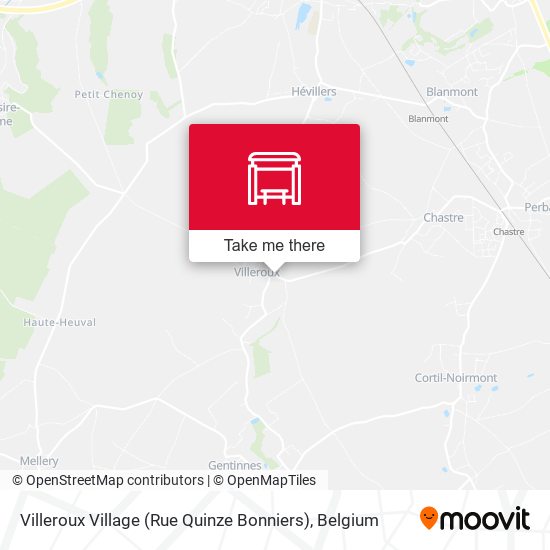 Villeroux Village (Rue Quinze Bonniers) map