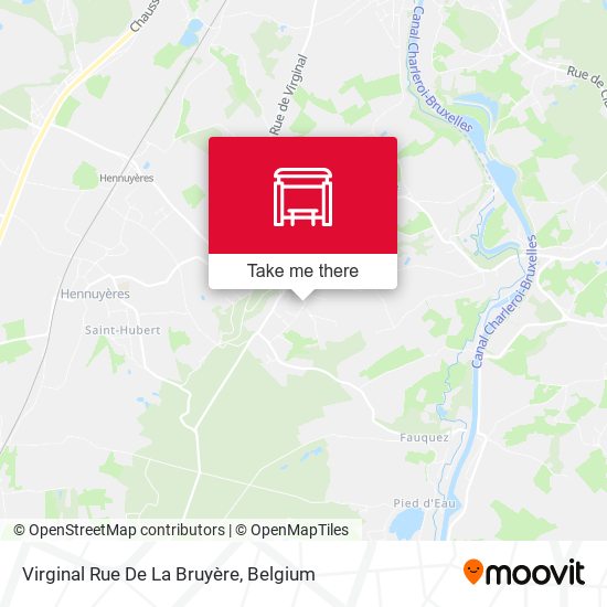 Virginal Rue De La Bruyère map