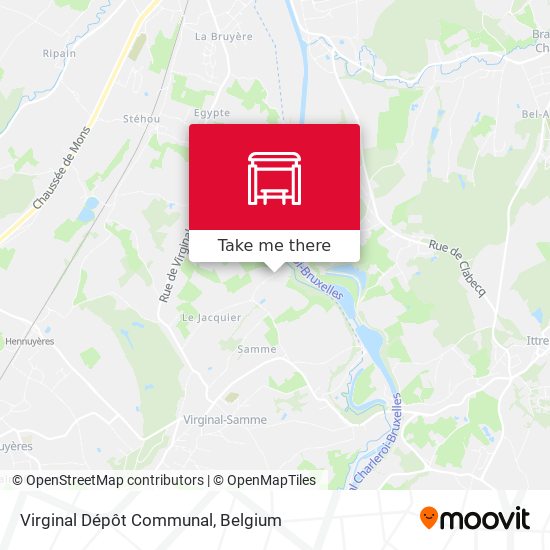 Virginal Dépôt Communal plan