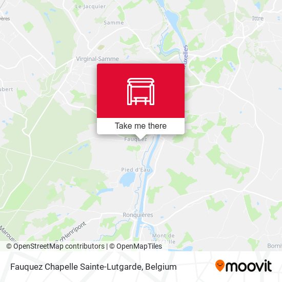 Fauquez Chapelle Sainte-Lutgarde map