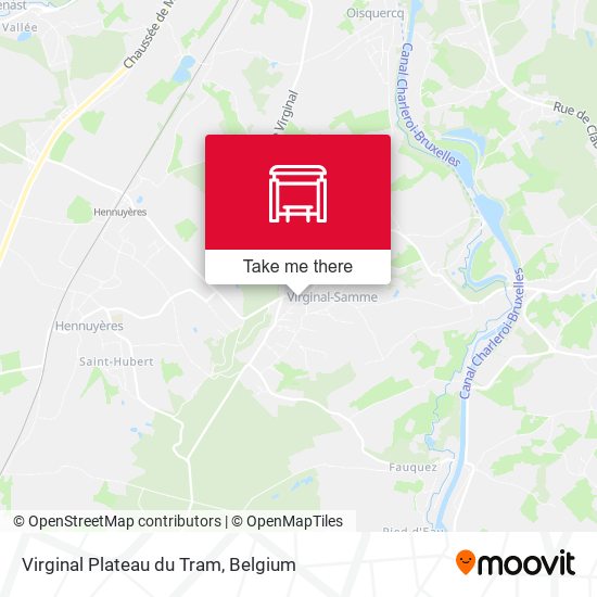 Virginal Plateau du Tram map