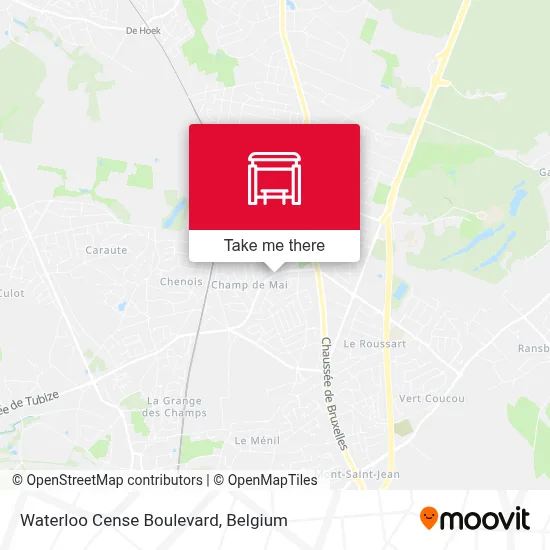 Waterloo Cense Boulevard map