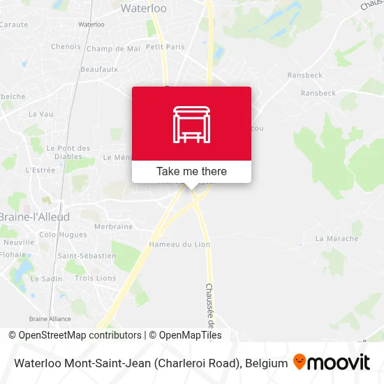 Waterloo Mont-Saint-Jean (Charleroi Road) map