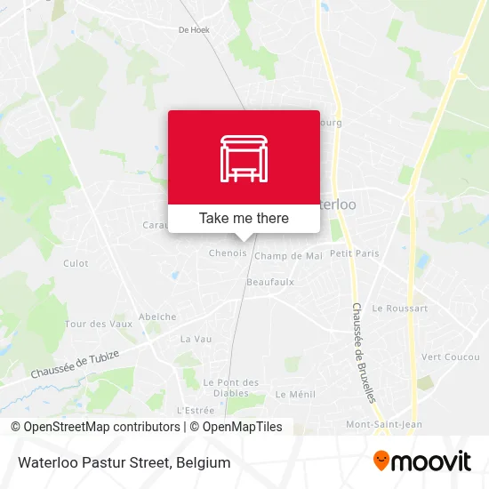 Waterloo Pastur Street map