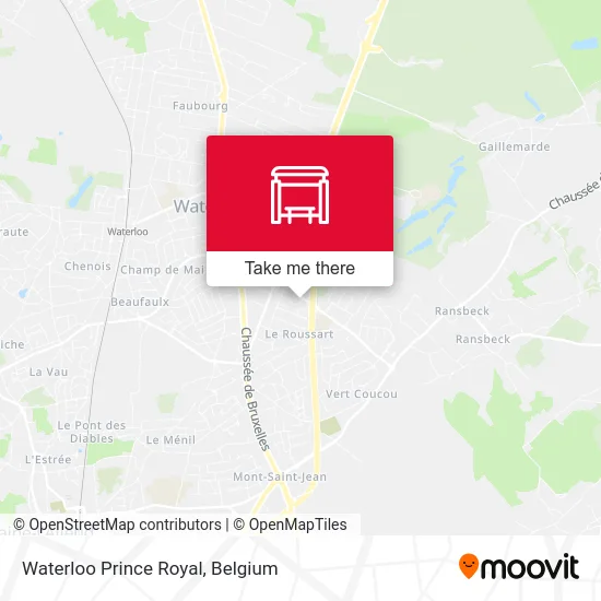 Waterloo Prince Royal map