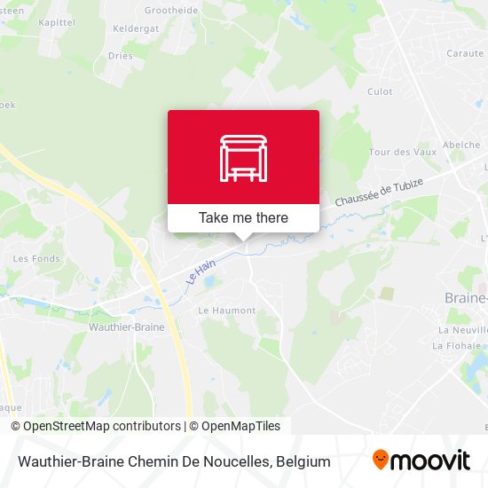 Wauthier-Braine Chemin De Noucelles map