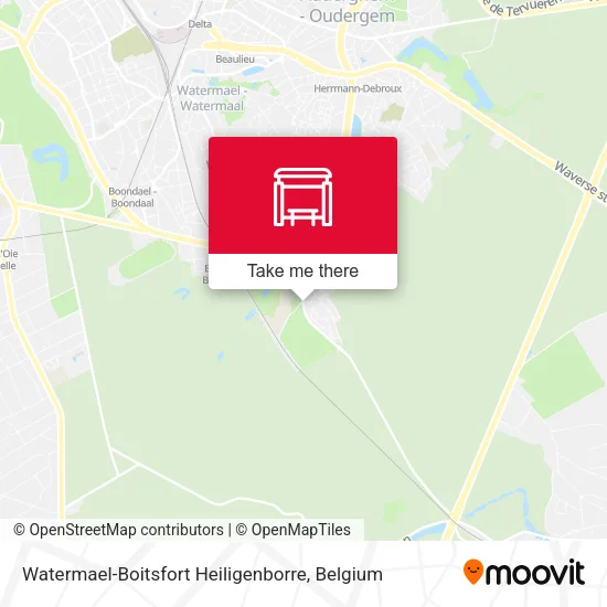 Watermael-Boitsfort Heiligenborre plan