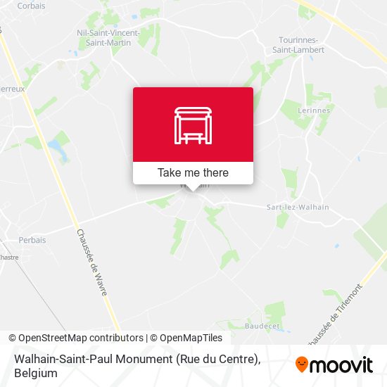 Walhain-Saint-Paul Monument (Rue du Centre) map