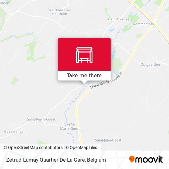 Zetrud-Lumay Quartier De La Gare map