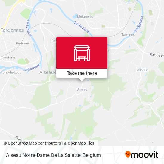 Aiseau Notre-Dame De La Salette map