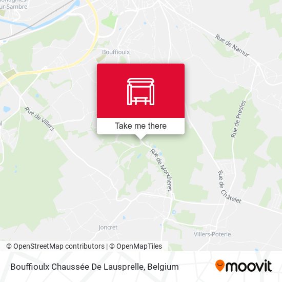 Bouffioulx Chaussée De Lausprelle map