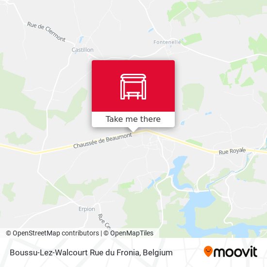 Boussu-Lez-Walcourt Rue du Fronia plan