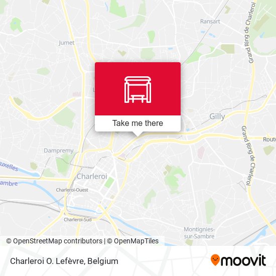 Charleroi O. Lefèvre map