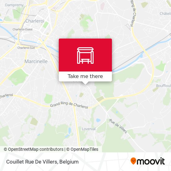 Couillet Rue De Villers plan