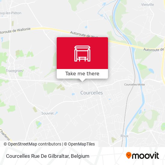 Courcelles Rue De Gilbraltar map