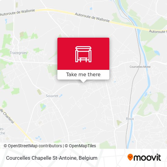 Courcelles Chapelle St-Antoine plan