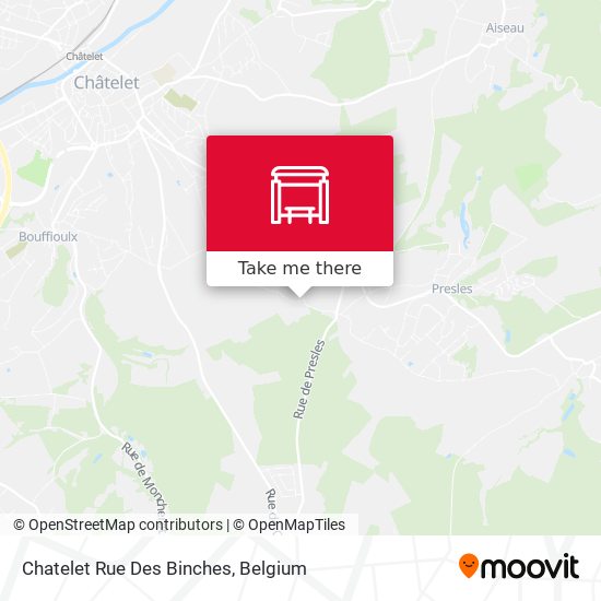 Chatelet Rue Des Binches plan