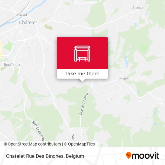 Chatelet Rue Des Binches map