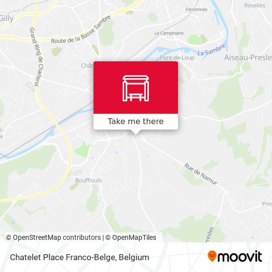 Chatelet Place Franco-Belge map