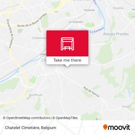 Chatelet Cimetière plan