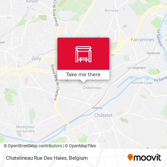 Chatelineau Rue Des Haies plan