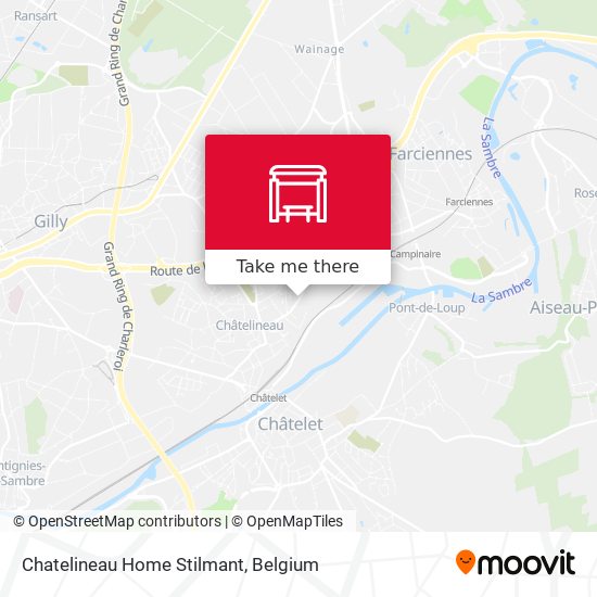 Chatelineau Home Stilmant map