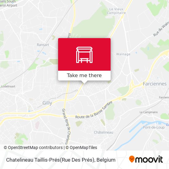 Chatelineau Taillis-Prés(Rue Des Prés) plan