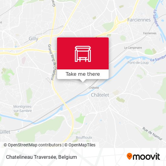 Chatelineau Traversée plan
