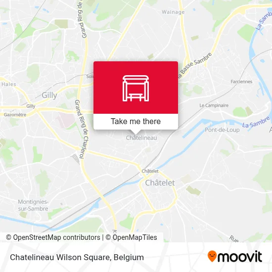 Chatelineau Wilson Square map